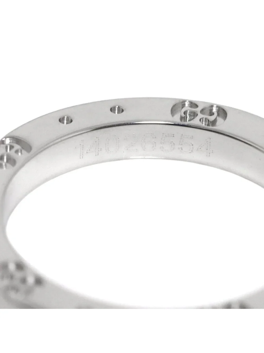 Gucci Icon Solitaire Diamond Ring WG White Gold